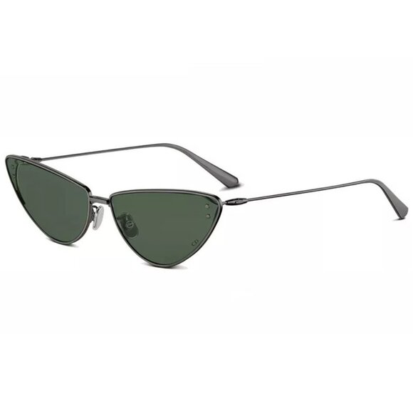 NEW AUTHENTIC MISSDIOR B1U H4C0 GUNMETAL GREEN CAT EYE WOMEN DIOR SUNGLASSES - Picture 1 of 3